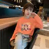 Camiseta de Dibujos Animados para Niñas de Primavera y Otoño, Camiseta de Manga Larga a la Moda para Bebés Niñas, Camiseta Básica de Algodón Puro para Niños