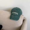 Gorra de Béisbol Bordada Inglesa Dulce Fresca Anticuada Vintage Transpirable Mostrando la Cara Pequeña de Ala Corta Gorra Protectora del Sol para Mujeres