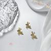 Celebrante de Internet 105 Explosiones Serie Navideña Campanas Lindas Copo de Nieve DIY Usar Parche de Armadura Accesorios Joyería para Uñas de Zirconia