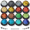 2mm diamante lantejoulas ultra-finas cross-border cor nail art lantejoulas glitter pó esmalte gel joias materiais atacado