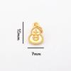 Pingente Ping An Joy Sand Gold para Pulseira DIY, Acessórios para Pulseira, Gufa Gold Xiaofu Brand Bell Bead Accessories