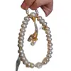 Pulsera Francesa Retro de Lujo Ligero con Borla de Perlas, Moda de Nicho, Exquisita y Sencilla, Diseño de Alto Valor, Accesorio de Mano Versátil para Mujer