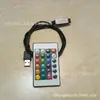 Controlador USB de 24 teclas 5V tira de luz barra de luz RGB colorido mini infrarrojo inalámbrico LED controlador de atenuación