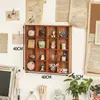 Pieza Decorativa de Madera Maciza para Montar en la Pared, Cinta, Llaves, Artículos Varios, Caja de Almacenamiento de Madera, Material de Madera de Pino, Organizador de Escritorio de Almacenamiento