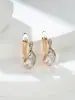 Brincos Elegantes Mais Vendidos do Aliexpress, Brincos Lágrima de Anjo Dourado Champagne, Brincos Modernos e Versáteis
