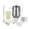Herramienta para hacer velas de aromaterapia DIY transfronterizas, paquete de moldes de material para velas hechas a mano.