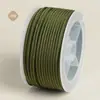 Corda Redonda Pequena 2mm 3mm Pulseira Artesanal Cordão para Colar Cordão para Pingente Fio para Joias Cordão DIY Venda por Atacado