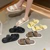 Sandalias de Doble Uso Estilo Francés para Mujer, Nuevo Modelo 2026, Suela Suave, Adecuadas para Faldas, Medias Zapatillas de Suela Gruesa, Venta al por Mayor, Ligeras