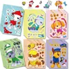 Pegatinas Populares de Disfraces del Equipo de Rescate de Cachorros Juguetes de Paw Patrol Pegatinas Educativas Creativas de Bricolaje para Niños