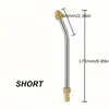 Pistola de agua a alta presión transfronteriza boquilla de varilla doblada de latón conector rápido de 1/4 varilla de extensión para pistola de agua varilla doblada para pistola de agua 90 grados 30 grados