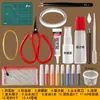 Kit de Ferramentas e Materiais de Esmalte Cloisonné para Fazer um Conjunto Completo de Pinturas Coloridas com Areia DIY para a Aula de Artesanato do Patrimônio Cultural Imaterial da Escola
