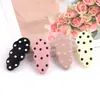 Pinza para el pelo sin costuras de estilo coreano, galleta nube, lunares, dulce y linda, para flequillo ondulado hueco, pinza lateral, clip lateral, accesorio para el pelo