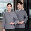 Ropa de Trabajo para el Personal de Limpieza de Propiedades Yunduo Manga Larga Femenina Limpiadora de Habitaciones de Hotel Tía Talla Grande Aplogo