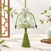 Bolsita Bordada con Patrón de Dragón de Brocado Estilo Chino, Exquisita Bolsa Vacía con Cordón, Colgante Auspicioso Portátil para Hanfu, Venta al por Mayor Personalizada