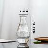 Vaso de vidro criativo decoração hidropônica ins estilo pequeno vaso alto sentido arranjo de flores dispositivo de alto valor de cor pequeno presente atacado