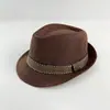 Chapéus Fedora Pequenos para Crianças Primavera e Verão, Chapéus Jazz, Chapéus de Palha para Meninos e Meninas, Chapéus de Praia, Chapéus de Sol, Chapéus Estilo Britânico, Transfronteiriços