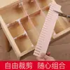 Caja divisoria de plástico para cajones, combinable libremente para organizar y particionar, divisor de plástico para ropa interior y calcetines