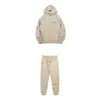 Conjunto de Sudadera con Capucha y Pantalones Deportivos L Letter de la Línea Essentials de Fear of God para Fábrica Transfronteriza