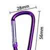 Mosquetón de Escalada, Clip para Botella de Agua, Forma de Calabaza con Anilla y Hebilla, Mosquetón de Escalada de Aleación de Aluminio para Exteriores, Tamaño 6