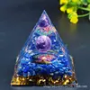 Bola de cristal 73 estilos pirámide transfronteriza bola de cristal grava pirámide artesanías para el hogar adornos de resina