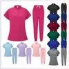 Traje de Cirugía sin Mangas para Mujer, Uniforme de Enfermería, Uniforme Médico, Ropa de Trabajo al por Mayor para Belleza y Peluquería
