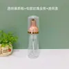 Em estoque plástico PET transparente frasco de mousse 30ml60ml100ml pressionando frasco de espuma de mousse para limpeza facial frasco espumante