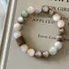 Pulseira de Miçangas Artesanal Gradiente Super Fada, Feminina, Única, Exquisita, Moderna e Versátil, Rosa Pôr do Sol