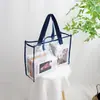 Nova Bolsa de Natação Portátil, Transparente à Prova d'Água Multifuncional de PVC Grande Capacidade Bolsa de Gelatina, Bolsa de Armazenamento de Cosméticos Fábrica