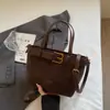Bolso tipo cubo tote retro casual versátil para mujer, nuevo estilo 2026, de alta calidad, elegante bolso de hombro, bolso cruzado de moda