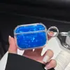 Adecuado para Apple AirPods Auriculares Inalámbricos Funda Protectora Patrón de Marco de Fotos de Mármol Carcasa Transparente Suave de Ensueño