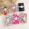 Anel de Toalha Infantil Cor de Doce Corda de Cabelo Bola para Meninas Elástico de Borracha de Alta Elasticidade Corda de Cabelo para Rabo de Cavalo Alto de Meninas Personalização
