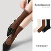 Calcetines Finos de Cristal Primavera Verano Estilo Japonés Estilo Ballet Media Pantorrilla Calcetines para Mujer Encaje de Cass Calcetines de Princesa