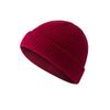Gorro de Punto de Color Sólido Transfronterizo Otoño e Invierno Gorro Hip-Hop para Hombre Estilo Corto Marca de Moda Circunferencia de Cabeza Grande Gorro de Lana Gorro Cálido