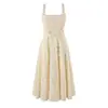 Vestido de Estilo Pastoral Marca Z con Cinturón y Lazo, Vestido Largo Floral, Fresco, Romántico, Elegante, Estilo Francés, Mismo Estilo, Retro Za