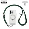 Cordón Desmontable para Teléfono Móvil Multifuncional Tres en Uno Cruzado Cuerda para Teléfono Móvil Colgante para Cuello Muñeca Anti-Pérdida Cordón para Funda de Teléfono Móvil