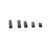 Lámpara de poste LED de gran cantidad con descuento 4 alturas 2-24 negro doble hoyo doble ranura columna espaciadora columna aislante de placa de PC resistente a la temperatura sgs
