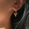 Pendientes Versátiles Estilo Coreano con Borla de Corazón Pendientes de Corazón de Acero Inoxidable Moda Personalizada Regalo para Dama Joyería al por Mayor