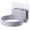 Suporte para Secador de Cabelo de Uso Diário Doméstico Banheiro Suporte de Armazenamento para Secador de Cabelo sem Furos Montado na Parede Porta-Secador de Cabelo