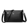 Bolso de Piel Suave de Vacuno para Mujer Nuevo Simple Casual Bolso de Madre Versátil Gran Capacidad Portátil Bolso de Hombro