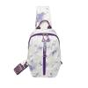 Bolso de Pecho Tie-Dye Ins para Hombres y Mujeres Estudiantes de Secundaria Diseño Simple de Nicho Deportivo Bandolera para Montar Bolso de Hombro