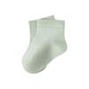Calcetines para bebé al por mayor Primavera y Otoño Hogar Niños calcetines de algodón color liso tobilleros cortos niños calcetines finos para el suelo