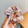 Coleção de Scrunchies de Intestino Grosso de Verão Scrunchies Coreanos Versáteis Scrunchies Frescos Estilo Universitário Elásticos Acessórios de Cabelo Headwear para Mulheres