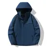 Jaqueta três em um estilo XC9236 Camel, adequada para uniformes corporativos, uniformes de equipe e vestuário de trabalho; pode ser personalizado com bordado ou impressão