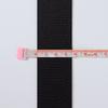 Em estoque preto e branco 2cm ~ 6cm saia plissada de elástico brilhante cintura superfície brilhante macia, delicada e elástica