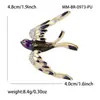 Broche de gota de aceite de golondrina animal de gran venta transfronteriza, broche de accesorios de ropa frescos y pequeños como Joker, disponible en stock.