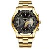 Reloj transfronterizo reloj no mecánico esfera grande reloj para hombre reloj para hombre extragrande nuevo concepto calendario emprendimiento reloj con correa de acero