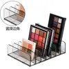 Caixa de Armazenamento de Sombras de Olhos Rack de Exibição Dividido Vertical Transparente Blush Pó de Maquiagem Torta Caixa de Armazenamento e Organização para Desktop Rack de Armazenamento