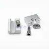 Grampos de Tubo de Liga de Alumínio, Fixadores de Linha de Gás de Laboratório, Presilhas de Fixação de Tubo de Aço Inoxidável, Grampos de Tubo de Metal, Trilhos de Guia de Liga de Alumínio