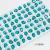Rinestones para Uñas Artísticas Dongzhou Ice Clear 8*6mm Rhinestones Transparentes Forma de Gota Accesorios para Pendientes DIY Rhinestones Sueltos de Colores Rhinestones con Base Puntiaguda