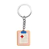 Chaveiro Médico Chaveiro de Borracha Macia em PVC Presente de Formatura para Enfermagem Pingente Fonte Fornecedor de Presentes para Festas